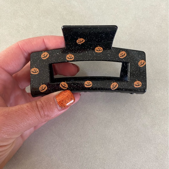 NEW Halloween Pumpkin Claw Clip - Picture 4 of 6